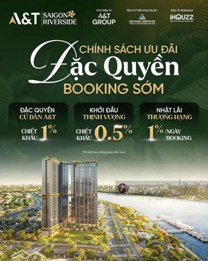 căn hộ resort ven sông sài gòn-a&t saigon riverside- sở hữu lâu dài, pháp lý rõ ràng, giá tốt đợt 1