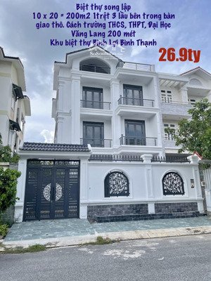 bán gấp biệt thự song lập tại đặng thuỳ trâm bình thạnh, 26.9ty, 207.5m2