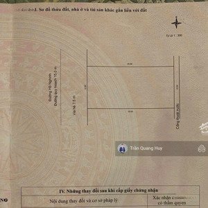 bán lô đất rộng 300m2 đường hồ nghinh, khu vực kinh doanh sầm uất.