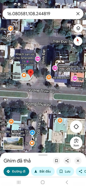 chính chủ cần bán lô góc vip( 4 lô liền kề 1 lô góc 3 ống) 2 mặt tiền vương thừa vũ giao đinh đạt.