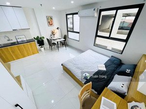 tòa chdv phố đê la thành, 54m2, 8 tầng, 12 phòng cho thuê 800 triệu/năm, vị trí gần phố, ngõ thông