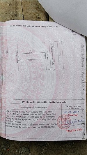 bán lô đất đẹp hướng đông mát mẻ, cách biển 800m - thích hợp ở lâu dài (gần trường mầm non + cấp 2)