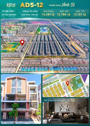 duy nhất 85m2 cho dãy ánh dương v5 - đl hừng đông cực hot, trung tâm, tiềm năng cao lh 