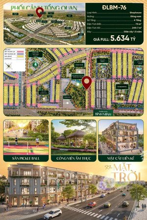 bán shophouse tại vinhomes golden city, 5,2 tỷ, 75m2, hướng đông nam, pháp lý đầy đủ