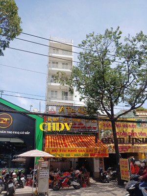 bán tòa nhà chdv 8 tầng mặt tiền lê văn thọ, p.8, gò vấp dòng tiền 100tr/th 180m2 - giá 31 tỷ tl