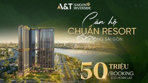 a&t saigon riverside - studio 33.6m2 - 1.6 tỷ - cơ hội đầu tư đón sóng hạ tầng và sinh lời dài hạn.