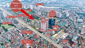 bán suất ngoại giao chung cư số 1 định công - giá từ 6x tr/m2