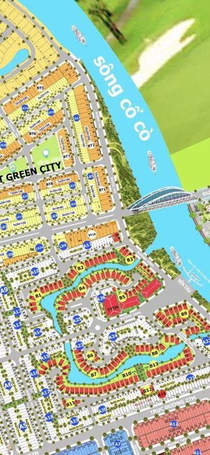 biệt thự kđt green city ngang 7m đường 7.5m. đối diện công viên cực đẹp. chính chủ bán nhanh 3.45tỷ