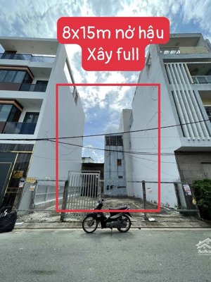 bán đất hẻm xe hơi đường kênh nước đen, gần công viên giáp tân phú - 8x15m xây full- 12,2 tỷ tl