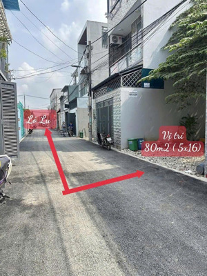 bán lô đất chính chủ hẻm 280 lò lu, long phước, dt 80m2 full thổ cư, chỉ 1km ra vinhome grand park