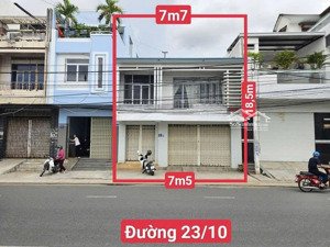 bán nhà hai tầng mt 23/10 gần d30 kinh doanh cực tốt với bề ngang 7.5 m.