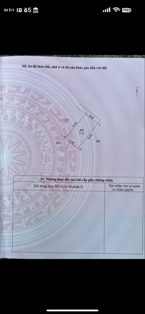 chính chủ cần bán mảnh đất 78m2 - mt 6m tại thanh lãm - hà đông