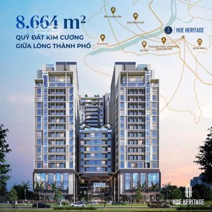 huế heritage - căn hộ cao cấp trung tâm huế, giá gốc cđt