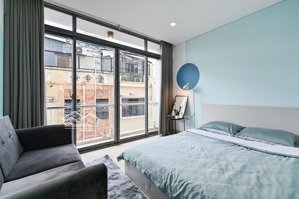 căn hộ studio 35m2 - gần công viên lê văn tám - ban công, xa bếp, máy giặt riêng