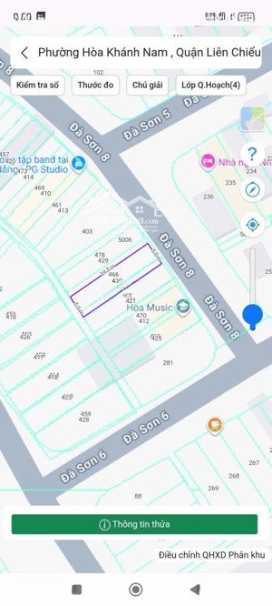 chủ cần bán đất đường 5 m5 đà sơn 8