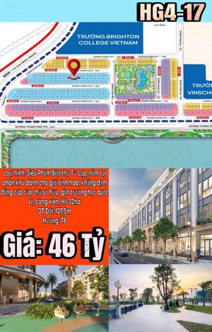 độc quyền căn liền kề ad rẻ nhất thị trường vinhomes global gate 62,5m2 giá 19,5 tỷ gần grand world