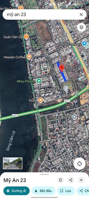 bán nhà 2 tầng mỹ an 23, gần bờ sông hàn, cầu tiên sơn