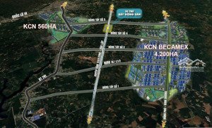 bán gấp 250tr/200m2, mặt tiền tuyến xuyên tâm 32m, ngay kcn 4200ha