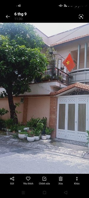 bán gấp biệt thự lô góc 2 mặt tiền gần đầm sen, tân phú, 97m2,2 tầng, hẻm 7m, giá 12. x tỷ