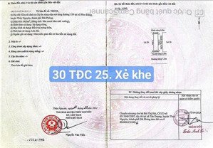 bán đất lô 30 tdc25 xẻ khe phường hoa động, thủy nguyên, hải phòng