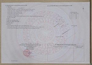 bán nhà mặt tiền 1t,1l đường thủ khoa huân, phường 1, tp tân an, long an