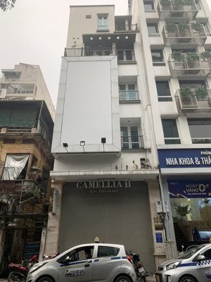 cho thuê nhà mp tân mai: 80m2 x 5,5 tầng, mt: 5m, nhà mới, thang máy, có hầm để xe. lh: 