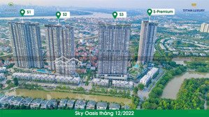 bán căn 2pn 52m2 full nội thất tầng cao toà s3 sky oasis, giá 3,8 tỷ