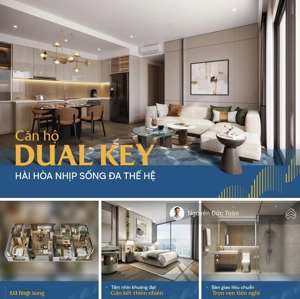 giải pháp 2 trong 1 căn hộ dual key vừa ở vừa cho thuê, đảm bảo riêng tư và sinh lời bền vững