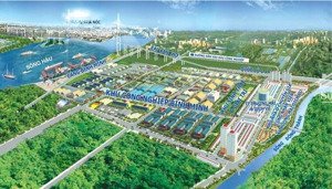 chính chủ bán nền đẹp gần chợ mặt tiền kinh doanh mekong city, vĩnh long
