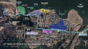 aria bay hạ long giá chỉ từ 85 - 120 triệu/m2. hỗ trợ vay 70% miễn lãi 30 tháng