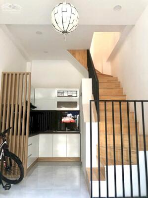 Nhà mới đẹp gần chợ Phú Lâm - hxh rộng hơn 4m - 3 tầng - 2 PN 2 WC - SHR