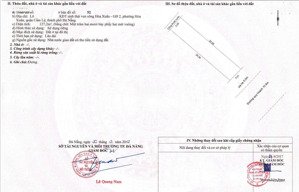 đất nền hòa xuân - mặt tiền lê quảng chí - ngay dự án sun cồn dầu