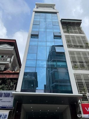 bán tòa nhà văn phòng phố thái hà. dt: 120m2, nhà xây 8 tầng, mặt tiền rộng: 6m