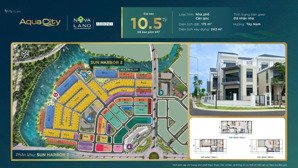 nhà phố căn góc 8x20m aqua city - 10.5 tỷ - nhận nhà ngay khu the suite