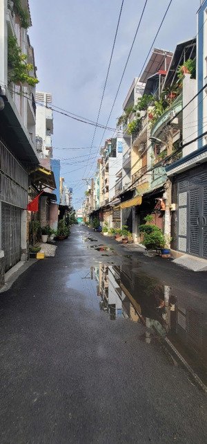 nhà hẻm một sẹc thông xe hơi 7m đường bình trị đông, 4x15m, đúc 4 tấm, nội thất cao cấp