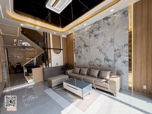  Nhà 4 tầng, đường nhựa 12m, DT sử dụng 304m2, 5pn, sân đậu ô tô 