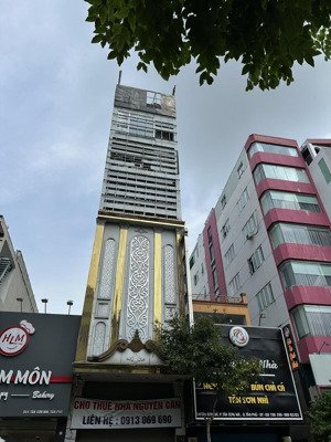 36 tỷ, 5 x 26m. toà nhà hầm + 6 tầng + thang máy mặt tiền tân sơn nhì, q. tân phú