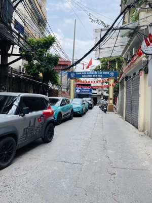 bán nhà định công thượng, mặt ngõ ô tô thông kinh doanh, 7 chỗ vào nhà, lô góc, dt 57m2, 5 tầng