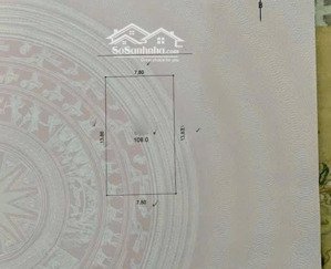 chính chủ bán mảnh đất đấu giá khu di dân đền lừ 3. 108m2 - mặt tiền 7.8m - giá 300tr/m2