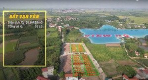 bán đất đấu giá vạn yên tiến thắng . dt66m mt6 giá 2,45 tỷ đường vỉa hè 10m