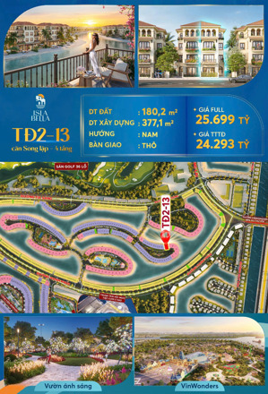 bán căn tuyệt phẩm song lập hướng nam - sau nhà là biển, viên ngọc hiếm tại vinhomes royal island