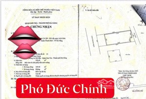 chào bán lô đất biển mt đường 7m5 phó đức chính tt sơn trà.