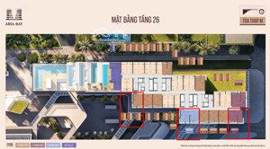 aria bay hạ long- duy nhất 3 căn góc căn 1pn, 2pn mã 01,15 hướng đông nam view biển tầng 16,26-29