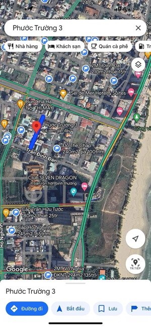 bán đất phước trường 3, dt 119m2 ngang 5m view đẹp, sơn trà, đà nẵng. lh: 