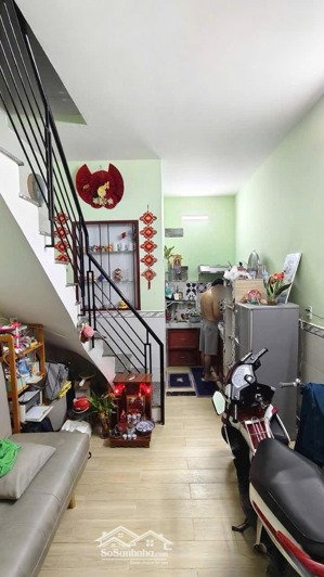 giảm 2,5 tỷ còn 2,35 tỷ bán gấp nhà nhà trệt - lầu + lửng đường 185 pl b q9