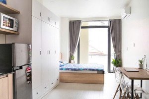 cho thuê căn hộ studio nguyễn văn đậu, bình thạnh, giá thuê 8.5 triệu/tháng, nội thất sáng