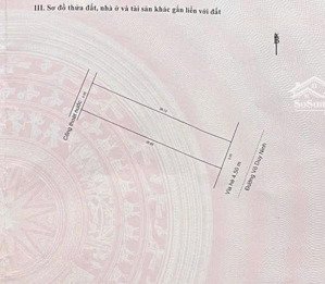 chính chủ gửi bán lô đất mặt tiền đường võ duy ninh, quận sơn trà