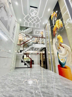 bán nhà mới xây hxh - ngã tư 4 xã - hương lộ 2 - nhà 5 tầng (56m2) 4pn chỉ hơn 7.7 tỷ shr hcđ