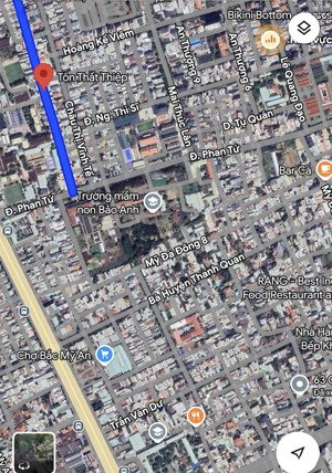 bán lô đất mặt tiền tôn thất thiệp, gần phố tây an thượng