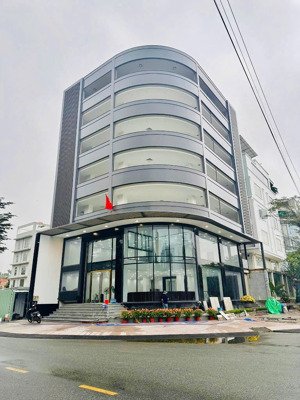 bán tòa nhà góc 2 mặt tiền lương định của, an khánh - dt 10x16m - hầm 5 tầng - giá 63 tỷ